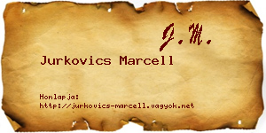 Jurkovics Marcell névjegykártya